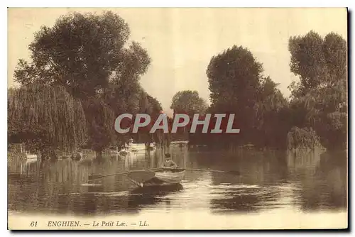 Ansichtskarte AK Enghien Le Petit Lac