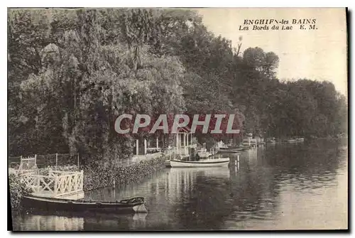 Cartes postales Enghien les Bains Les Bords du Lac