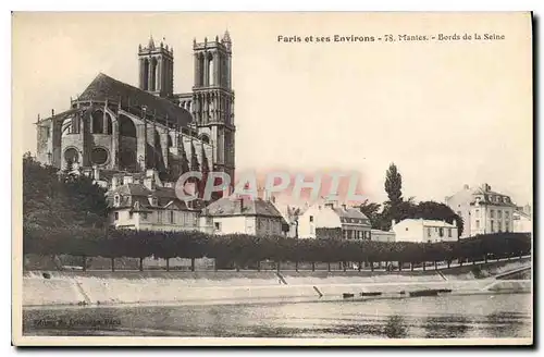 Ansichtskarte AK Paris et ses Environs Mantes Bords de la Seine