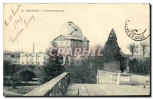 Cartes postales Meudon L'Observatoire