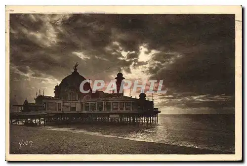 Ansichtskarte AK Cote d'Azur Nice Alpes Maritimes Crepuscule sur le Palais de la Jetee