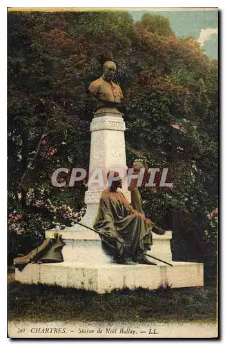 Cartes postales Chartres Statue de Noel Ballay