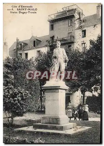 Cartes postales Saint Malo Statue Dugay Trouin