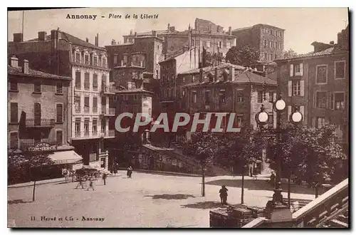 Cartes postales Annonay Place de la Liberte