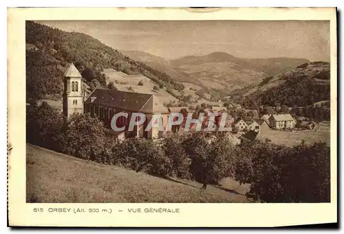 Cartes postales Orbey Vue generale