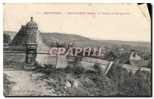 Cartes postales Montmedy Bas Le Donjon et Vue generale