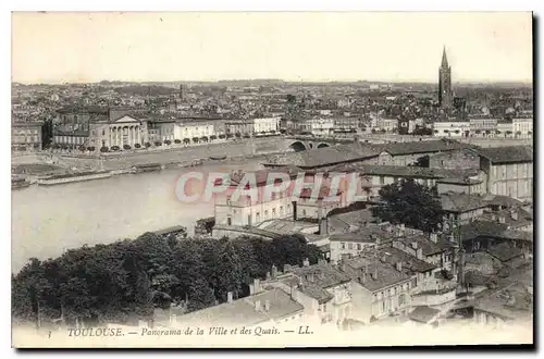 Ansichtskarte AK Toulouse Panorama de la Ville et des Quais