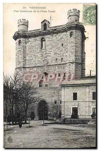 Ansichtskarte AK Vincennes Vue interieure de la Porte Ouest