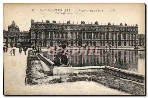 Ansichtskarte AK Palais de Versailles La Facade cote du Parc