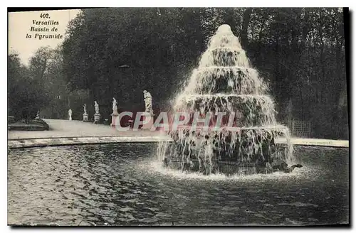 Cartes postales Versailles Bassin de la Pyramide