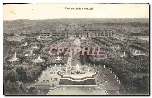 Cartes postales Panorama de Versailles