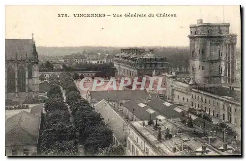 Ansichtskarte AK Vincennes Vue Generale du Chateau