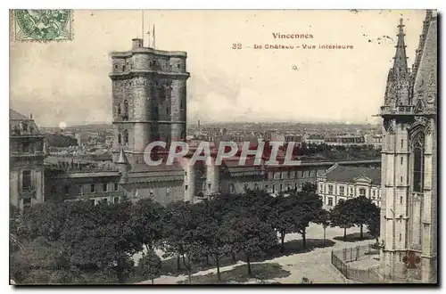 Ansichtskarte AK Vincennes Le Chateau Vue interieure