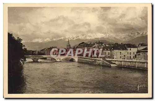 Ansichtskarte AK Les Alpes Grenoble L'Isere et la Chaine des Alpes