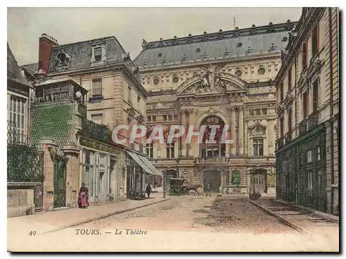 Cartes postales Tours Le Theatre