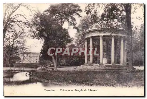 Cartes postales Versailles Trianon Temple de l'Amour