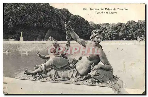 Cartes postales Terrasse du Palais de Versailles Nymphe de Legros