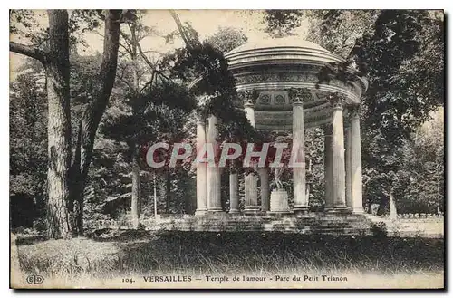 Cartes postales Versailles Temple de l'amour Parc du Petit Trianon