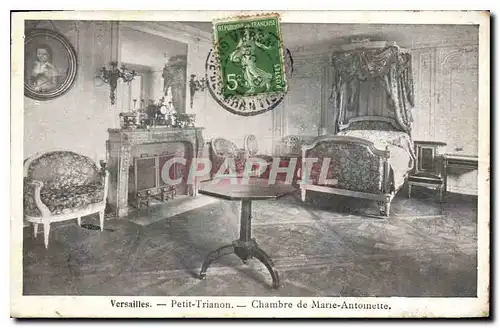 Cartes postales Versailles Petit Trianon Chambre de Marie Antoinette