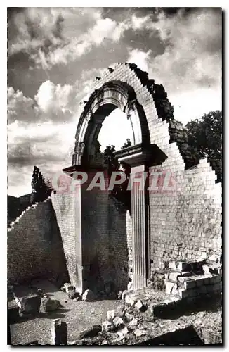 Ansichtskarte AK Vaison la Romaine Vaucluse Le Portique de la Basilique Quartier La Villasse