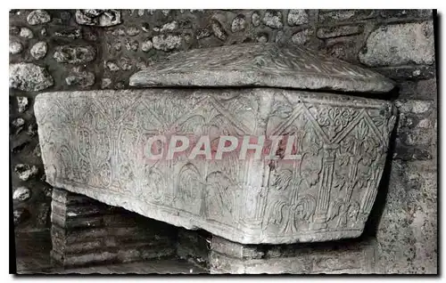 Cartes postales Elne Pyr Or Le Cloitre Sarcophage dans le cloitre
