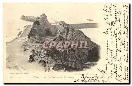 Cartes postales Biarritz Le Rocher de la Vierge