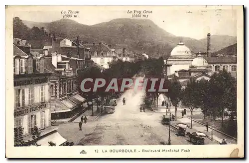 Cartes postales La Bourboule Boulevard Marechal Foch