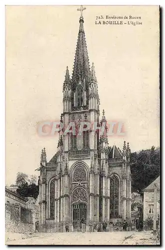 Cartes postales Environs de Rouen La Bouille L'Eglise