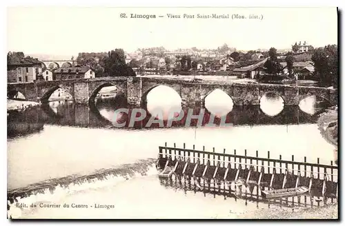 Cartes postales Limoges Vieux Pont Saint Martial