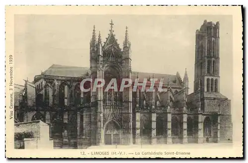 Cartes postales Limoges HV La Cathedrale Saint Etienne