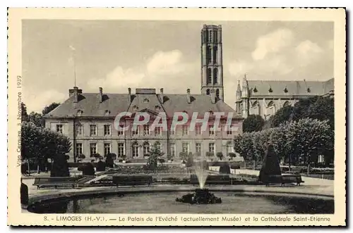 Ansichtskarte AK Limoges HV Le Palais de l'Eveche et la Cathedrale Saint Etienne