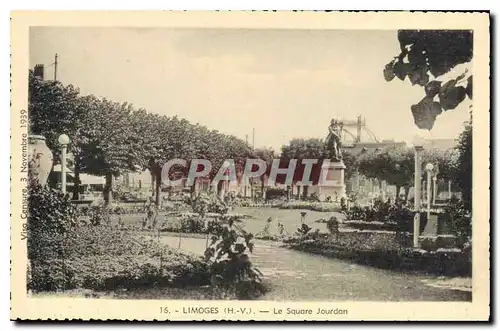 Ansichtskarte AK Limoges HV Le Square Jourdan