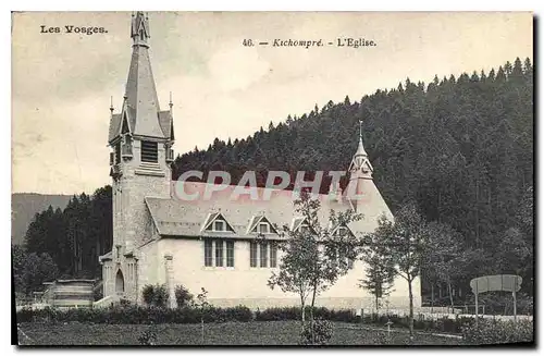 Ansichtskarte AK Les Vosges Kichompre L'Eglise