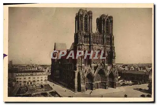 Ansichtskarte AK Reims Marne La Cathedrale