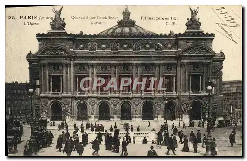 Cartes postales Paris L'Opera