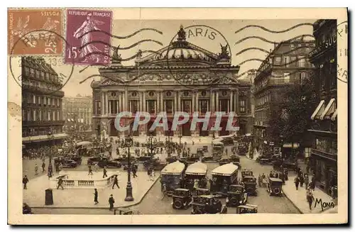 Cartes postales Les Petits Tableaux de Paris La Place de l'Opera