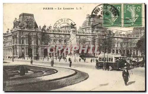 Cartes postales Paris Le Louvre