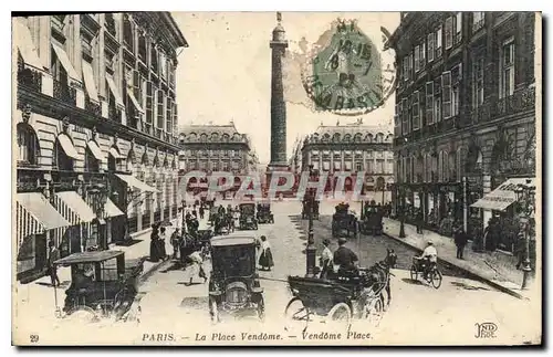 Cartes postales Paris Le Place Vendome