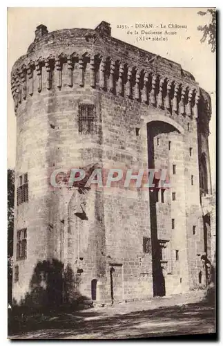 Cartes postales Dinan Le Chateau de la Duchesse Anne