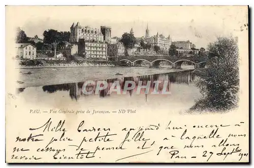 Cartes postales Pau Vue Generale prise de Jurancon