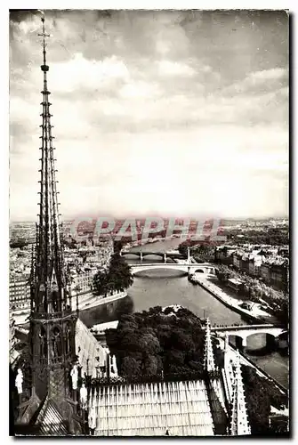 Ansichtskarte AK Paris Vue panoramique prise de Notre Dame