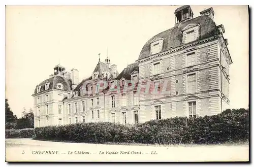 Cartes postales Cheverny Le Chateau La Facade Nord Ouest