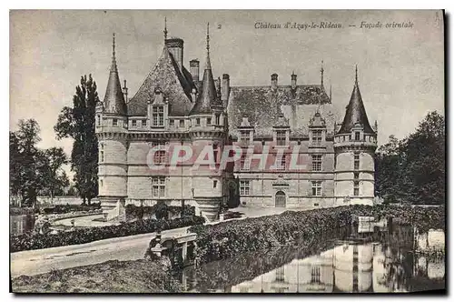 Ansichtskarte AK Chateau d'Azay le Rideau Facade orientale