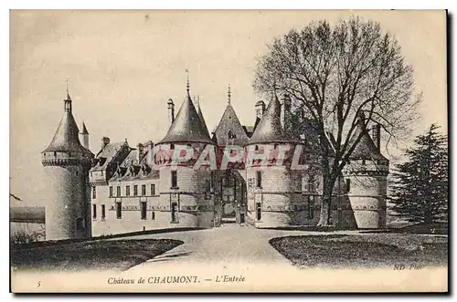 Cartes postales Chateau de Chaumont L'Entree