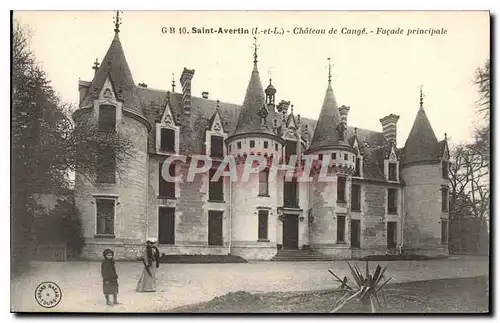 Ansichtskarte AK Saint Avertin L et L Chateau de Cange Facade principale