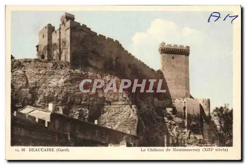 Cartes postales Beaucaire Gard Le Chateau de Montmorency