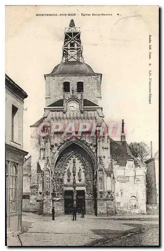 Cartes postales Montreuil sur Mer Eglise Saint Sanive