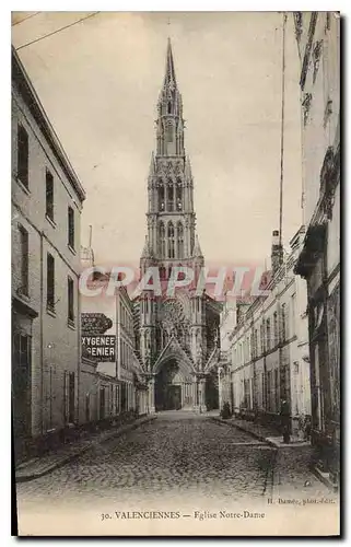 Cartes postales Valenciennes Eglise Notre Dame