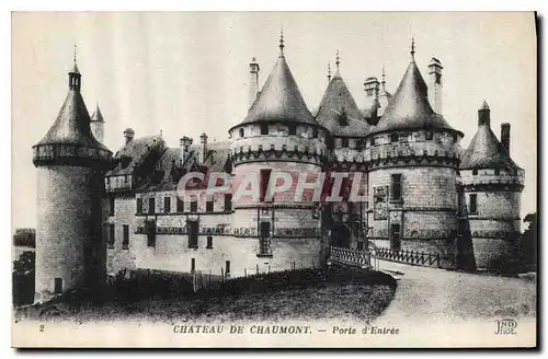Cartes postales Chateau de Chaumont Porte d'Entree