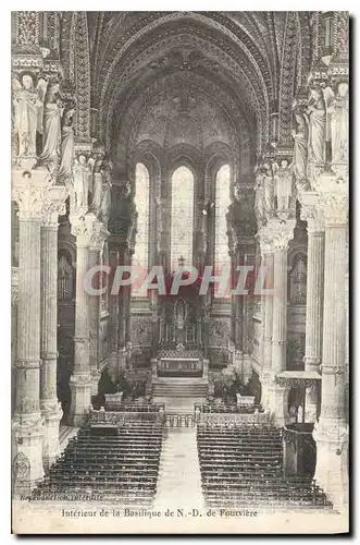 Cartes postales Interieur de la Basilique de ND de Fourviere Lyon